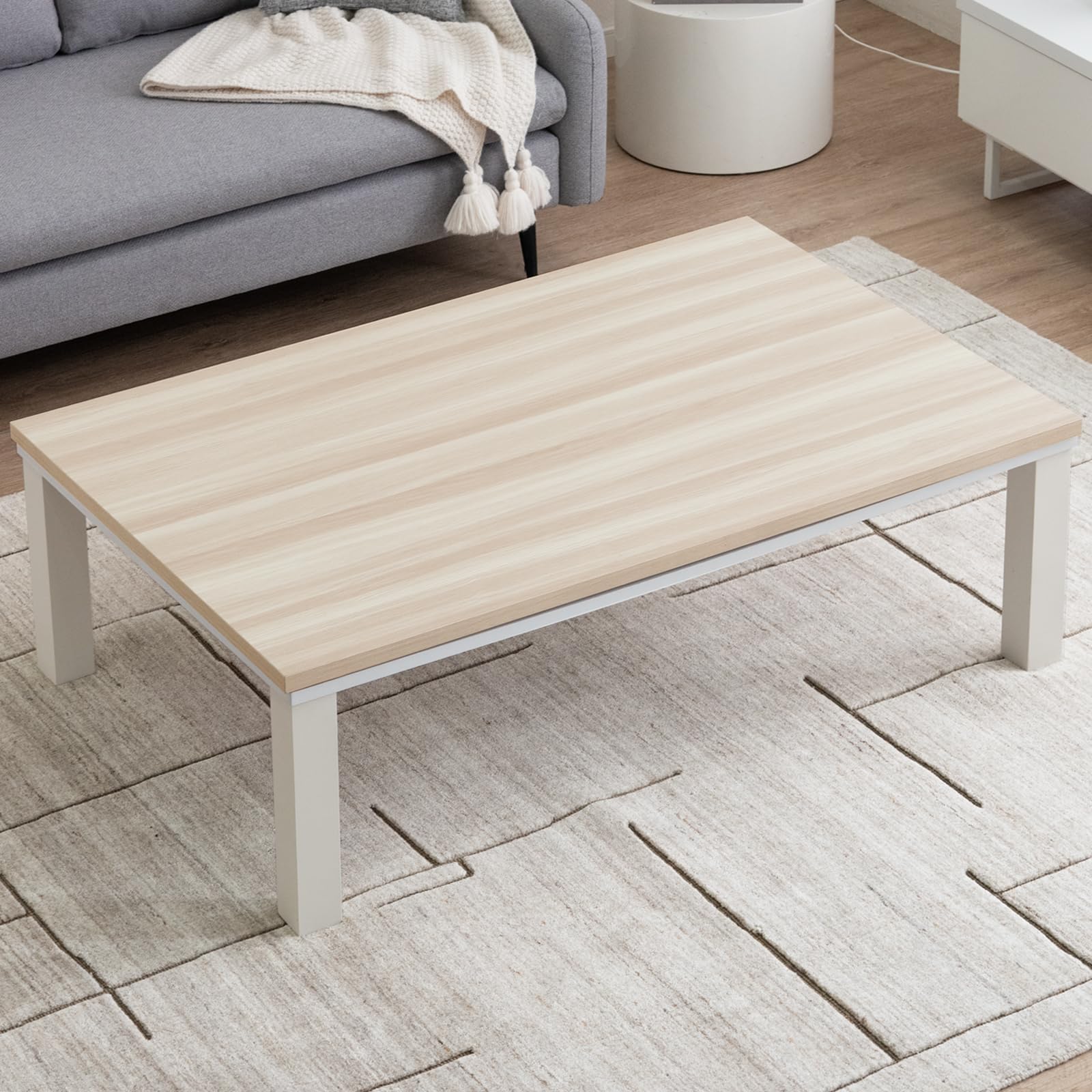 Amazon.co.jp : タンスのゲン こたつ テーブル 単品 120×80cm 長方形